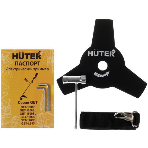 Купить Триммер электрический Huter GET-1500SL  1021255. Характеристики, отзывы и цены в Донецке