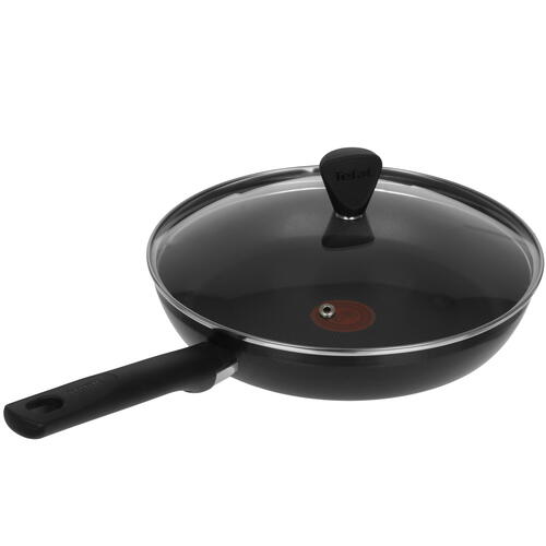 Купить Сковорода Tefal Just 4212926, 26 см черный  4861982. Характеристики, отзывы и цены в Донецке