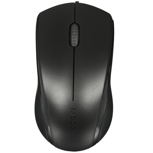 Купить Мышь проводная RAPOO N1200  черный  9125952. Характеристики, отзывы и цены в Донецке