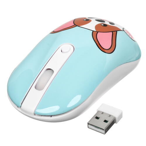 Купить Мышь беспроводная DEXP WM-311WU Happy dog  голубой  5404133. Характеристики, отзывы и цены в Донецке