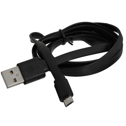 Купить Кабель плоский Aceline micro USB - USB 2.0 Type-A черный 1 м  9086544. Характеристики, отзывы и цены в Донецке