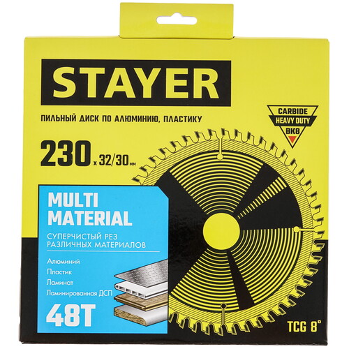 Купить Диск пильный STAYER 3685-230-32-48  9107181. Характеристики, отзывы и цены в Донецке