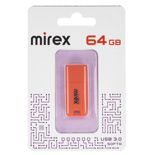 Купить Память USB Flash 64 ГБ Mirex Softa  5481950. Характеристики, отзывы и цены в Донецке