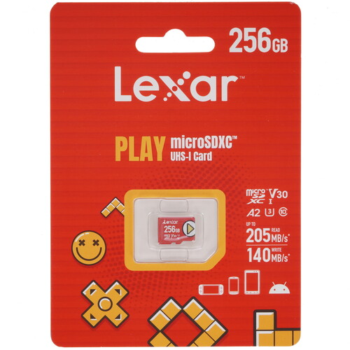 Купить Карта памяти Lexar PLAY microSDXC 256 ГБ  9262225. Характеристики, отзывы и цены в Донецке
