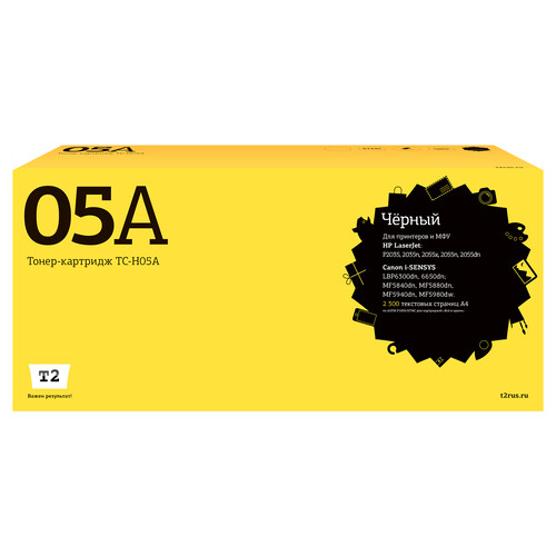 Купить Картридж лазерный T2 TC-H05A черный  7939564. Характеристики, отзывы и цены в Донецке