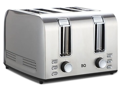 Купить Тостер BQ T2001 серебристый  9048873. Характеристики, отзывы и цены в Донецке