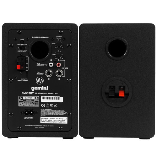 Купить Активный монитор Gemini SMX-3BT черный  5624163. Характеристики, отзывы и цены в Донецке