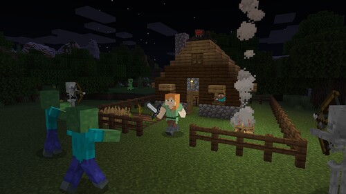 Купить Игра Minecraft (PS5)  5496585. Характеристики, отзывы и цены в Донецке