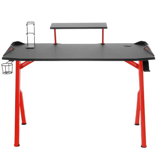 Купить Стол компьютерный Skyland Skill CTG-001 черный/красный  4742915. Характеристики, отзывы и цены в Донецке