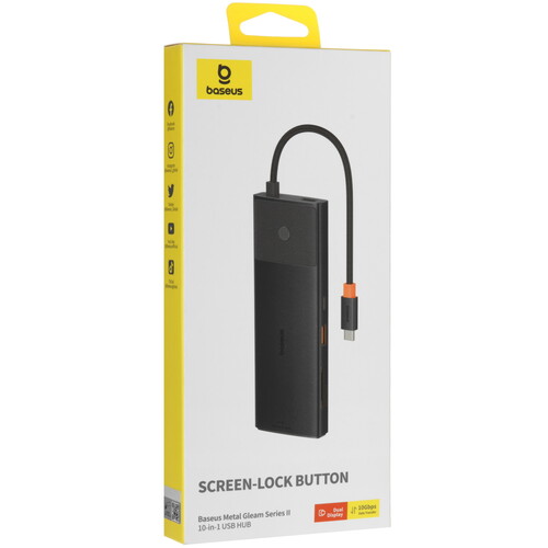 Купить Док-станция Baseus Metal Gleam Series II  5488050. Характеристики, отзывы и цены в Донецке