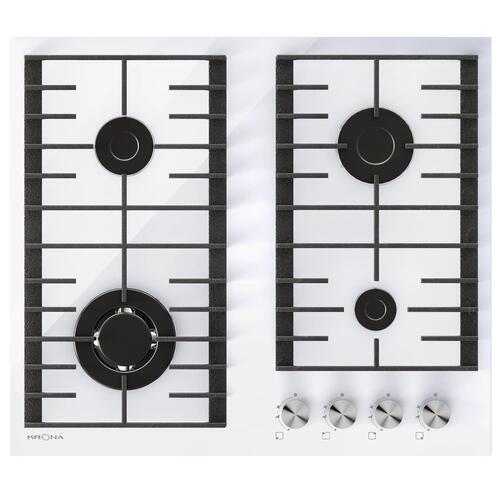 Купить Газовая варочная поверхность KRONA HAGEL 60 WH W  9039376. Характеристики, отзывы и цены в Донецке