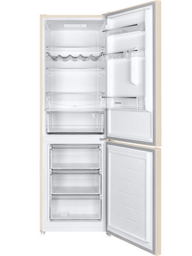 Купить Холодильник с морозильником  MAUNFELD MFF185SFBG бежевый  5310111. Характеристики, отзывы и цены в Донецке