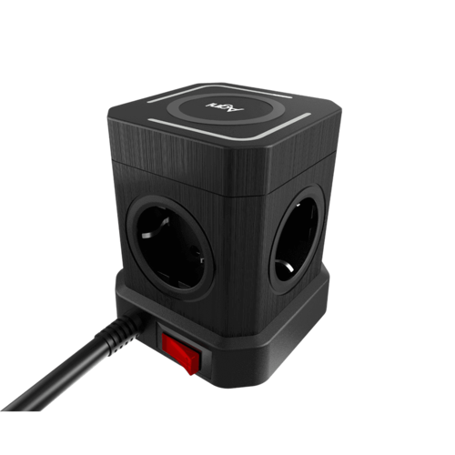 Купить Сетевой фильтр AGNI TP-VE4U5E-C-W черный  9289300. Характеристики, отзывы и цены в Донецке