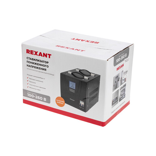 Купить Стабилизатор напряжения Rexant REX-FR-3000  9130101. Характеристики, отзывы и цены в Донецке