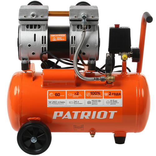 Купить Компрессор поршневой безмасляный Patriot  WO 24-260S  5344923. Характеристики, отзывы и цены в Донецке