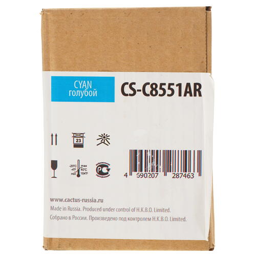 Купить Картридж лазерный Cactus CS-C8551AR голубой, с чипом  9913981. Характеристики, отзывы и цены в Донецке