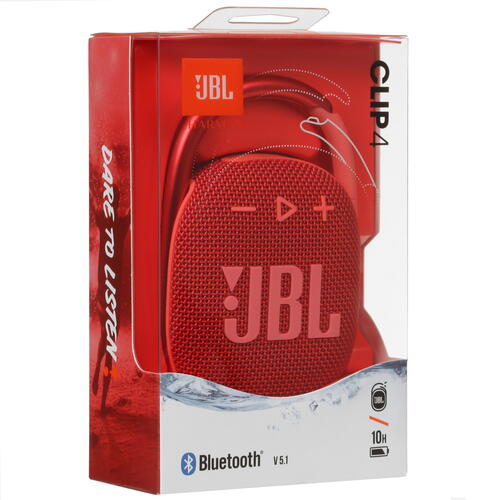 Купить Портативная колонка JBL CLIP 4, красный  4772810. Характеристики, отзывы и цены в Донецке