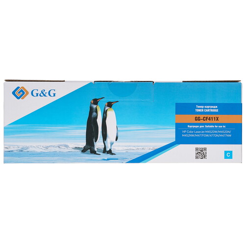 Купить Картридж лазерный G&G GG-CF411X голубой  9146582. Характеристики, отзывы и цены в Донецке