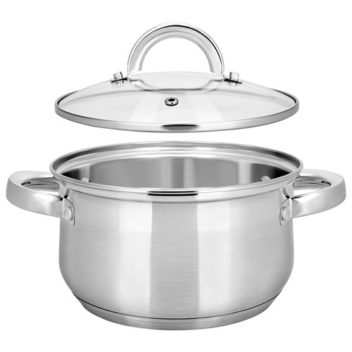 Купить Кастрюля Appetite Elisa JL03193 1.8 л 16 см серебристый  9294698. Характеристики, отзывы и цены в Донецке