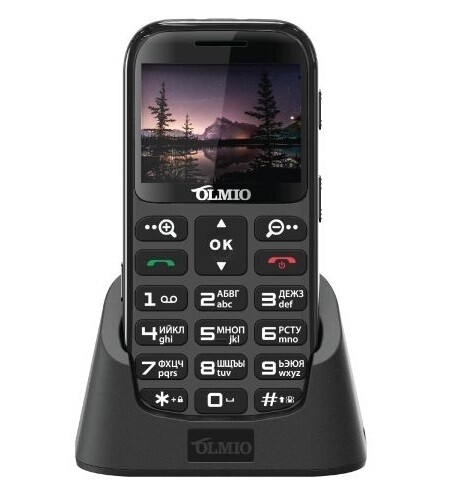 Купить Сотовый телефон Olmio C37 черный  9155947. Характеристики, отзывы и цены в Донецке