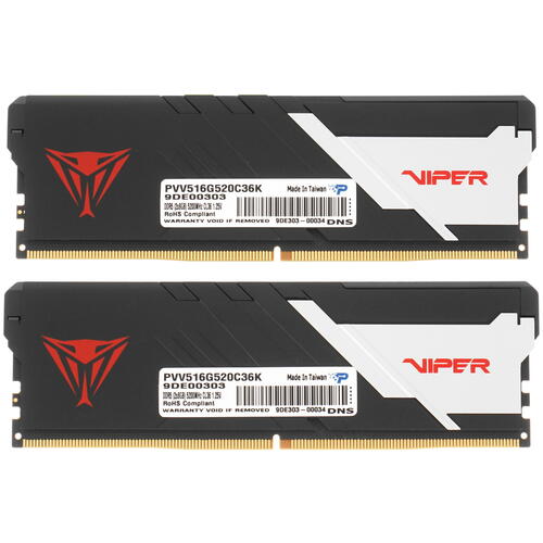 Купить Оперативная память Patriot Viper Venom [PVV516G520C36K] 16 ГБ  5012334. Характеристики, отзывы и цены в Донецке