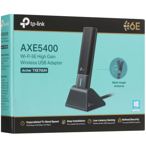 Купить Wi-Fi адаптер TP-Link Archer TXE70UH  9276978. Характеристики, отзывы и цены в Донецке
