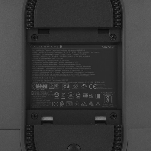 Купить 26.5" Монитор Dell Alienware AW2725DF черный  5624867. Характеристики, отзывы и цены в Донецке