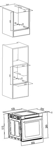 Купить Электрический духовой шкаф Kaiser EH 6427 AD черный  9918919. Характеристики, отзывы и цены в Донецке