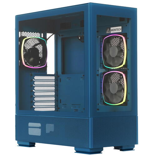 Купить Корпус MONTECH SKY TWO [SKY TWO Morocco Blue] синий  5077852. Характеристики, отзывы и цены в Донецке