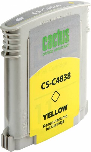 Купить Картридж Cactus CS-C4838 желтый  7942594. Характеристики, отзывы и цены в Донецке
