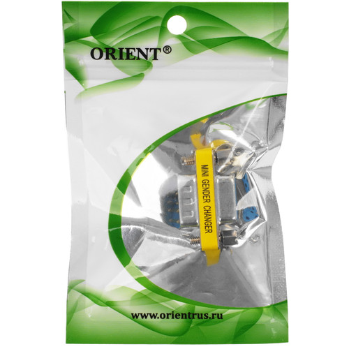 Купить Переходник Orient COM (RS232) 9-pin - COM (RS232) 9-pin серебристый  9161468. Характеристики, отзывы и цены в Донецке