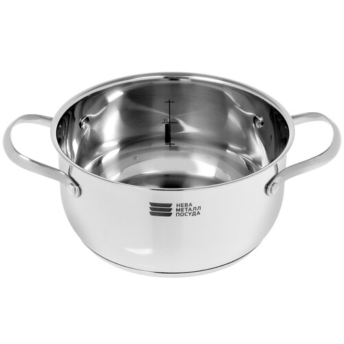 Купить Кастрюля НМП Presto КС123 2.3 л 18 см серебристый  1640909. Характеристики, отзывы и цены в Донецке