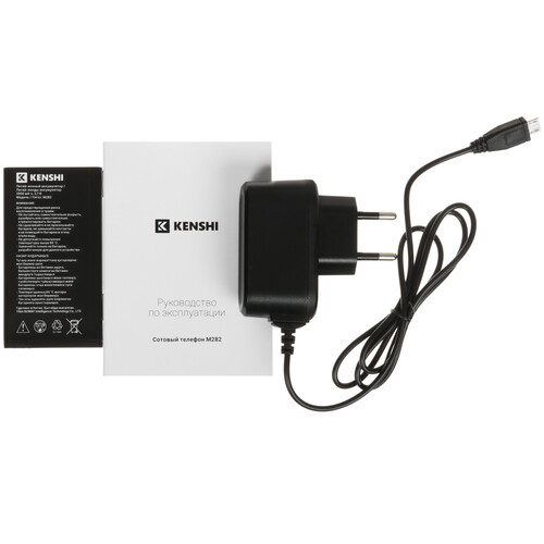 Купить Сотовый телефон KENSHI M282 черный  9045515. Характеристики, отзывы и цены в Донецке