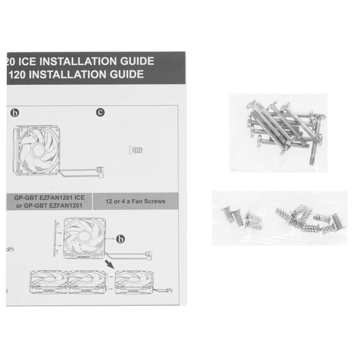 Купить Комплект реверсных вентиляторов Gigabyte EZ CHAIN RVS FAN 120  5620208. Характеристики, отзывы и цены в Донецке