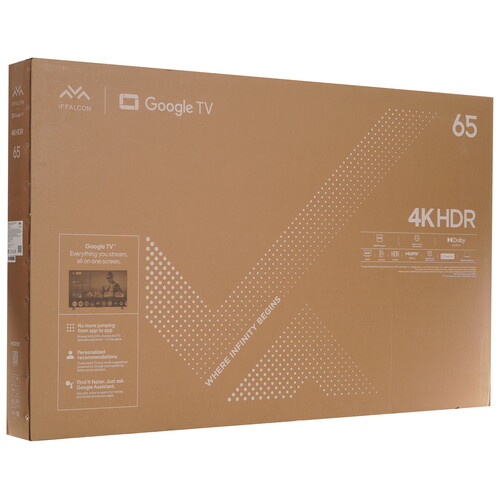Купить 65" (165.1 см) Телевизор iFFALCON 65U65 черный  5620373. Характеристики, отзывы и цены в Донецке