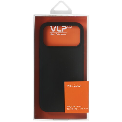 Купить Накладка  VLP Mist Case для Apple iPhone 17 Pro Max черный  5640485. Характеристики, отзывы и цены в Донецке