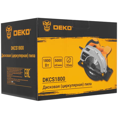 Купить Пила дисковая DEKO DKCS1800  5445823. Характеристики, отзывы и цены в Донецке