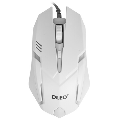 Купить Мышь проводная DLED SW-GM1103 [10620] белый  9175003. Характеристики, отзывы и цены в Донецке