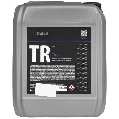 Купить Чернитель резины Detail TR "Tire" [5 л, канистра]  5612061. Характеристики, отзывы и цены в Донецке