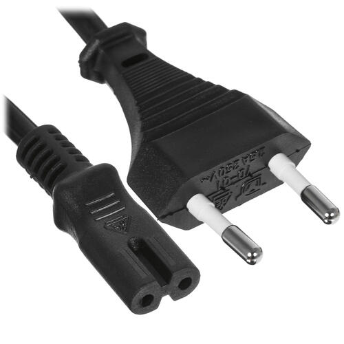 Купить Кабель питания 5Bites IEC 320 C7 - CEE 7/16  4810542. Характеристики, отзывы и цены в Донецке