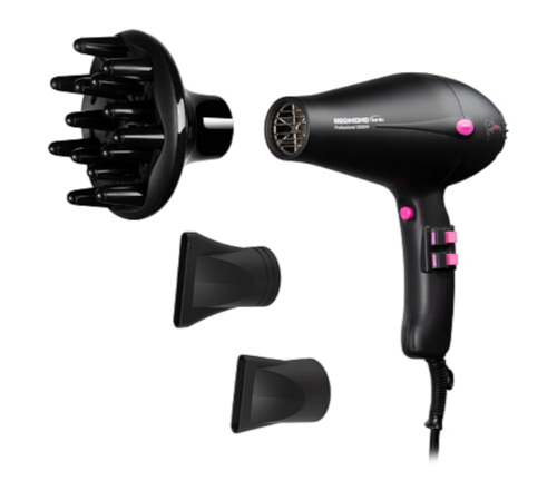 Купить Фен Redmond RF-505 черный/розовый  5470986. Характеристики, отзывы и цены в Донецке