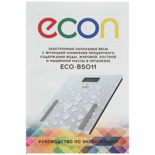 Купить Весы Econ ECO-BS011 разноцветный  8145005. Характеристики, отзывы и цены в Донецке