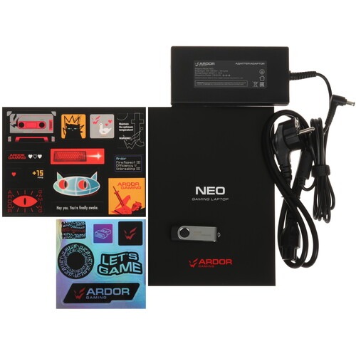 Купить 17.3" Ноутбук ARDOR GAMING NEO N17-I5ND414 черный  9127039. Характеристики, отзывы и цены в Донецке