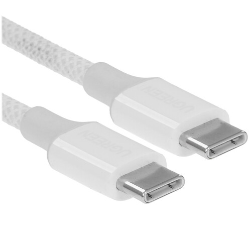 Купить Кабель круглый Ugreen USB Type-C - USB Type-C белый 1 м  5624651. Характеристики, отзывы и цены в Донецке