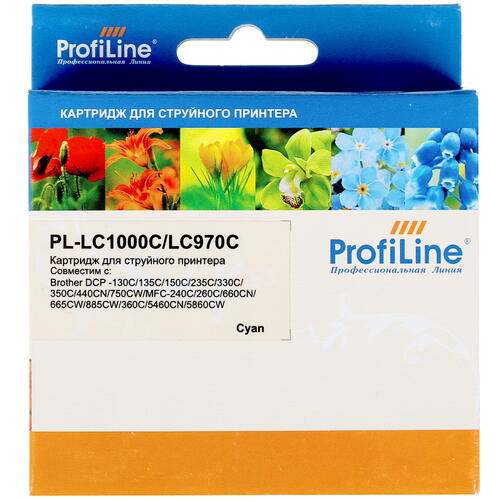 Купить Картридж ProfiLine PL-LC1000C голубой  0185978. Характеристики, отзывы и цены в Донецке