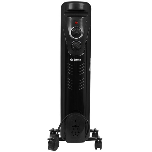 Купить Масляный обогреватель DELTA D10-7 черный  9297593. Характеристики, отзывы и цены в Донецке