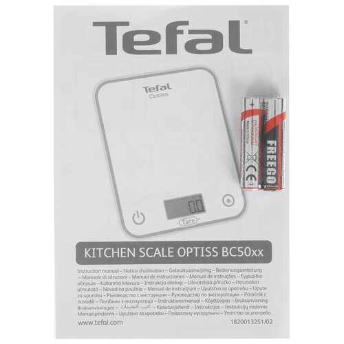 Купить Кухонные весы Tefal Optiss BC50D6V0 разноцветный  9259159. Характеристики, отзывы и цены в Донецке
