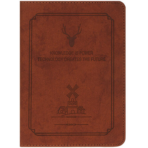 Купить 6" Чехол-книжка Aceline Deer DER-002 для любых моделей коричневый  4752931. Характеристики, отзывы и цены в Донецке