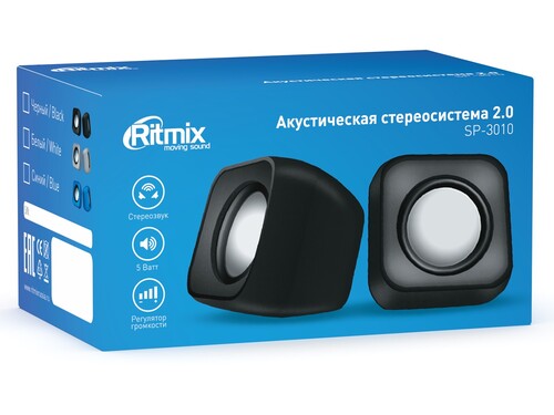 Купить Колонки Ritmix SP-3010 черный  9316022. Характеристики, отзывы и цены в Донецке