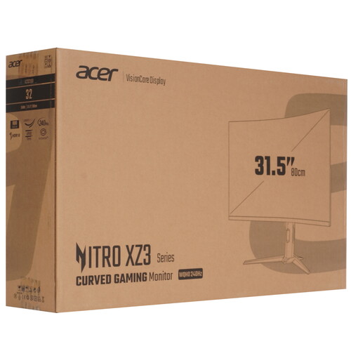Купить 31.5" Монитор Acer XZ323QUX2bmiiprx черный  5624560. Характеристики, отзывы и цены в Донецке